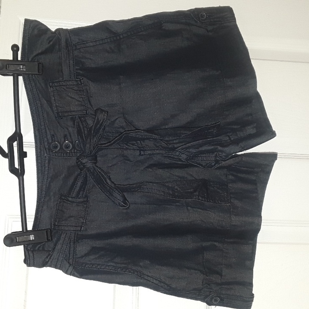 The Limited Drew Fit Shorts - Dressy, Tailored, Sheen, Pockets, Sash Belt sz 6